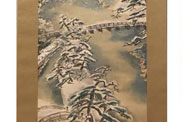 冨田 渓仙「嵐山初雪図」 写真